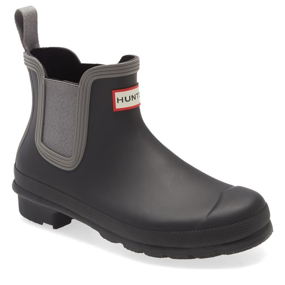 Hunter Shoes - Hunter Chelsea Rain Black Short Original Boots